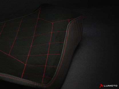 LUIMOTO (Diamond Edition) Rider Seat Cover for the MV AGUSTA F4 (2010+)