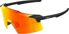 100% Aerocraft Sunglasses - Soft Tact Black - HiPER Red Lens 60032-00010