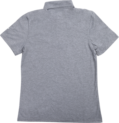 100% Women's Corpo Polo Shirt - Heather Gray - Small 28106-252-10