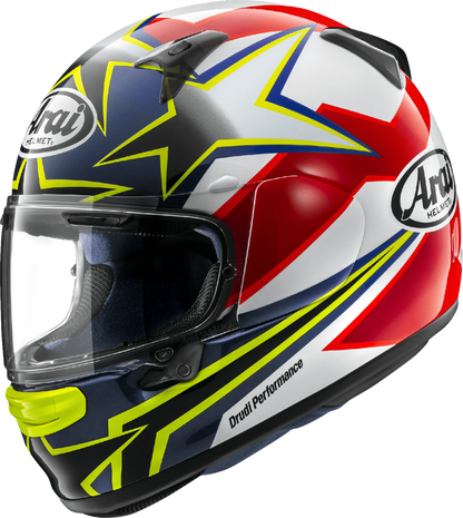 ARAI HELMETS Regent-X Helmet - Stars & Stripes - Yellow - XS 0101-17457