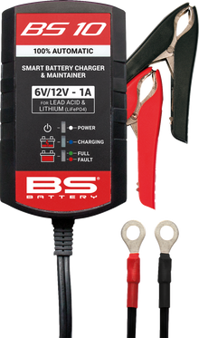 BS BATTERY Battery Charger/Maintainer - BS 10 - 6 V/12 V - 1 A 700571