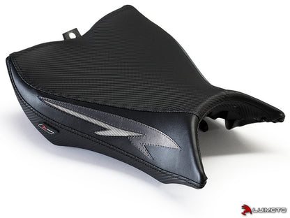 LUIMOTO (Tribal Flight) Rider Seat Covers for the HONDA CB1000R (08-16)
