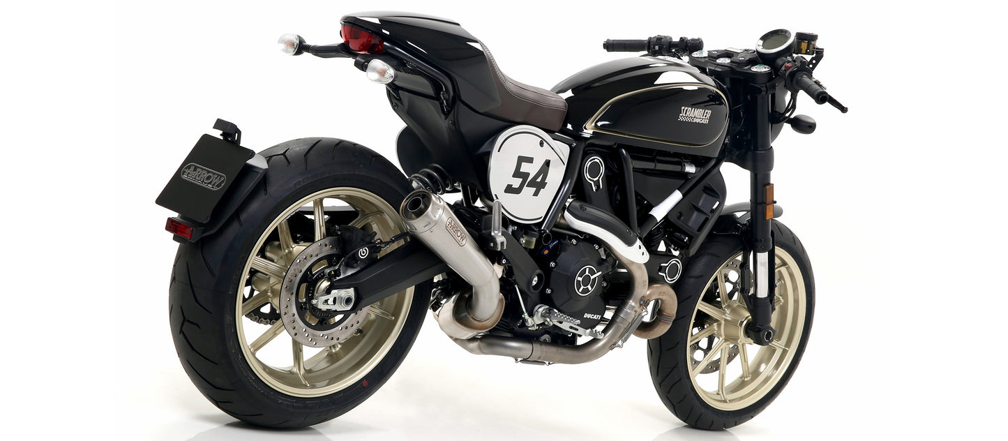 Arrow Exhausts For The Ducati Scrambler 800 and Monster 797 (15-20)