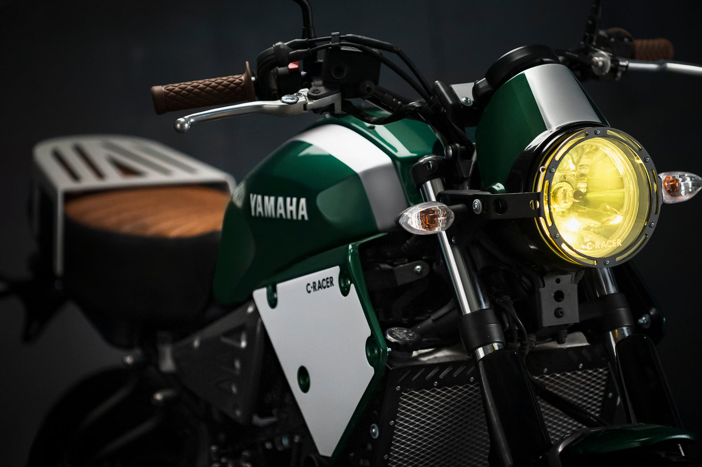 C-Racer Speedometer holder with headlight cover for XSR700 (2016+)