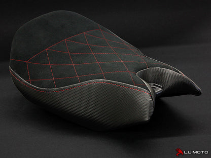 LUIMOTO Diamond Edition Seat Cover for the DP Comfort Seat for the DUCATI PANIGALE 1299 / 1199 / 959 / 899 / Superleggera