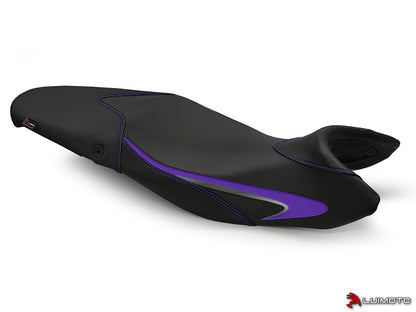 LUIMOTO (Sport) Rider Seat Covers for the Triumph STREET TRIPLE (07-12)