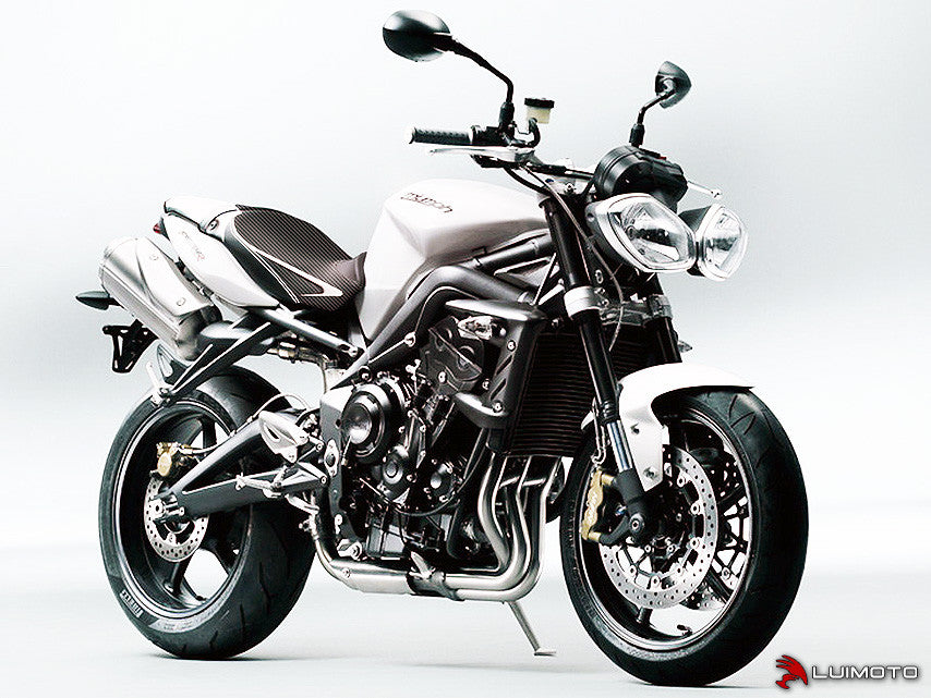 LUIMOTO (Sport) Rider Seat Covers for the Triumph STREET TRIPLE (07-12)
