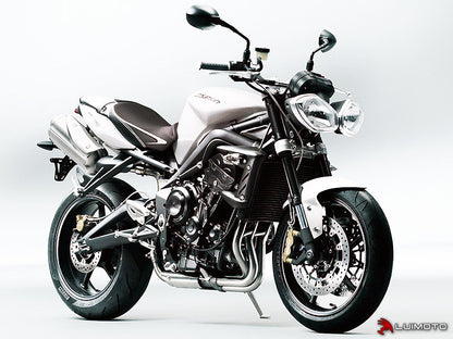 LUIMOTO (Sport) Rider Seat Covers for the Triumph STREET TRIPLE (07-12)