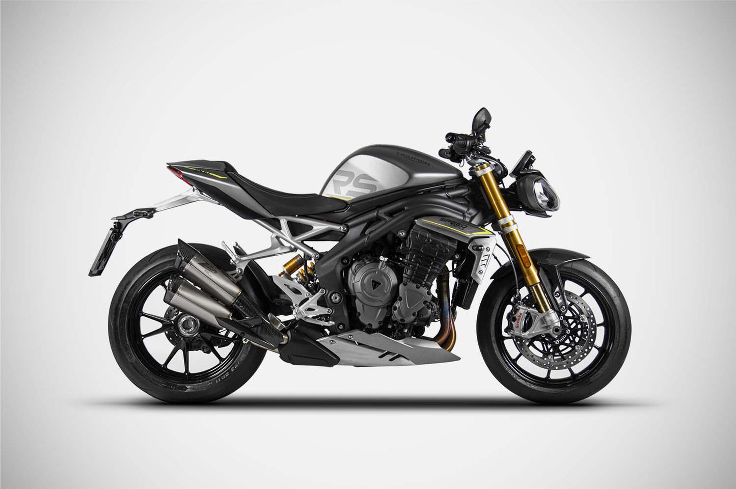 ZARD Dual Muffler Slip-on for Triumph Speed Triple 1200 RS/RR (2021+) - Euro5
