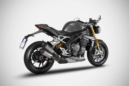 ZARD Dual Muffler Slip-on for Triumph Speed Triple 1200 RS/RR (2021+) - Euro5