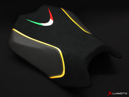 LUIMOTO TEAM ITALIA Rider Seat Covers for the Aprilia TUONO V4 (11-21)