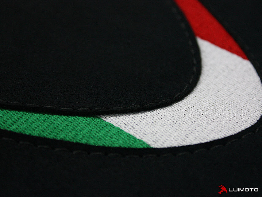 LUIMOTO TEAM ITALIA Rider Seat Covers for the Aprilia TUONO V4 (11-21)