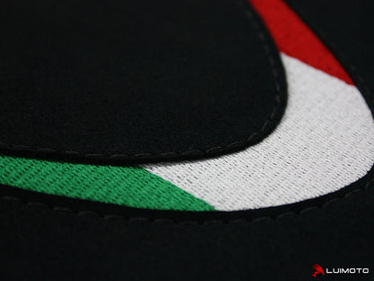 LUIMOTO TEAM ITALIA Rider Seat Covers for the Aprilia TUONO V4 (11-21)