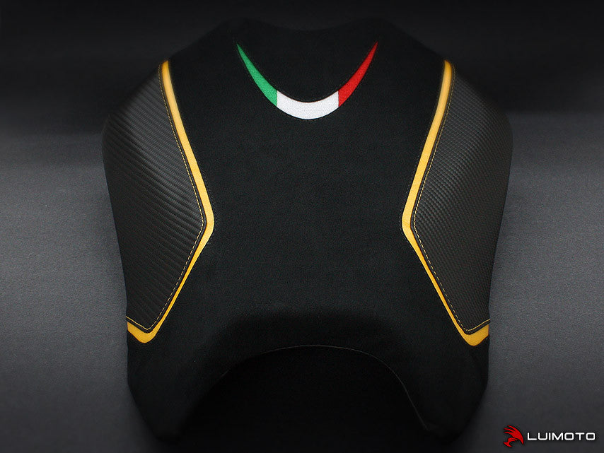 LUIMOTO TEAM ITALIA Rider Seat Covers for the Aprilia TUONO V4 (11-21)