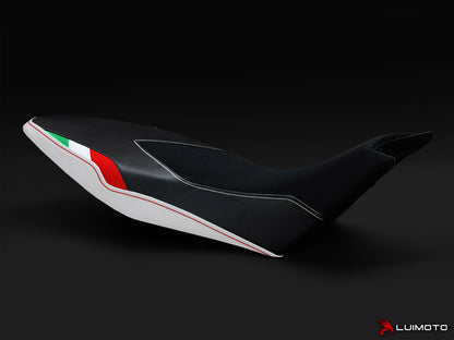 LUIMOTO Team Italia Rider Seat Cover for the Aprilia DORSODURO 1200 / 900 / 750