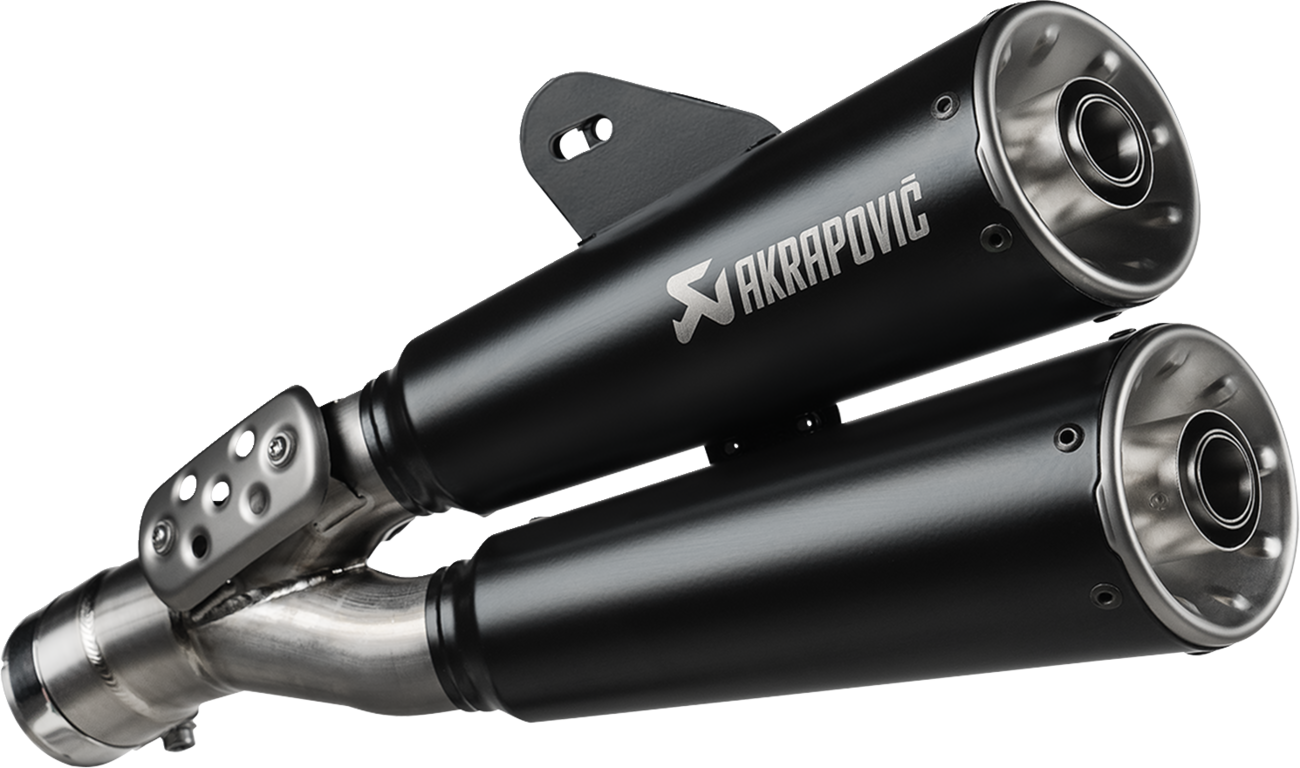 AKRAPOVIC Slip-On Line Muffler - Black S-B12SO25-HISSSBL