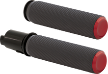 ARLEN NESS Knurled Grips - TBW - Red 500-055