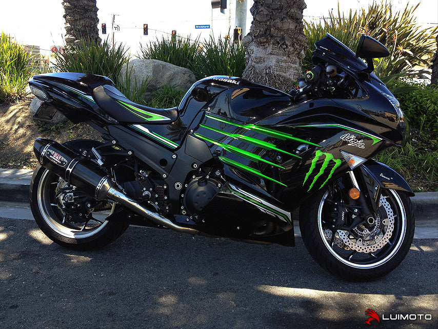 LUIMOTO (Sport) Rider Seat Covers for the KAWASAKI ZX-14R (2012+)