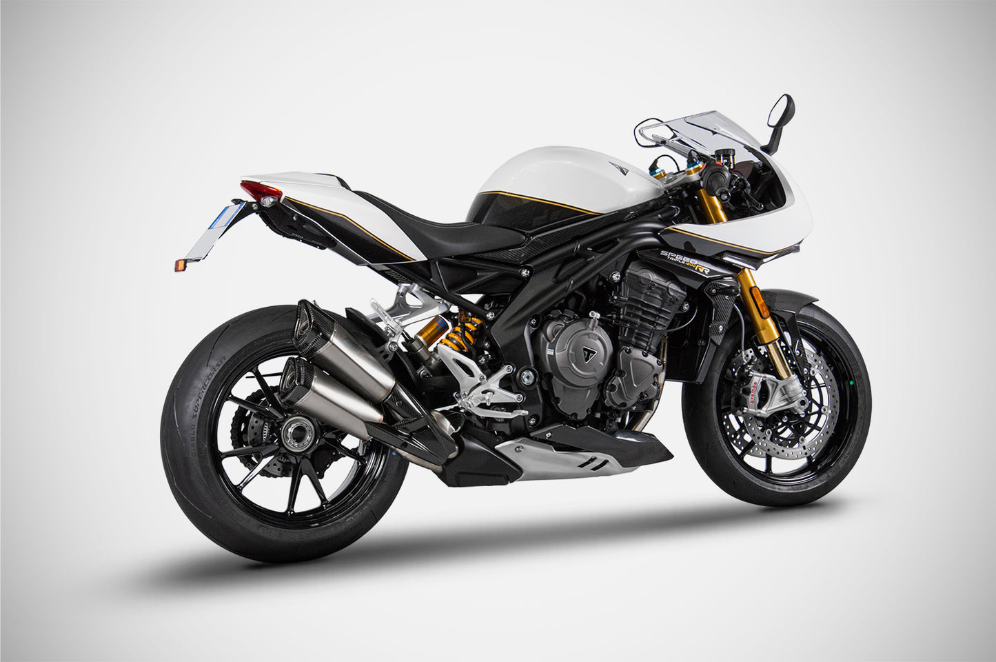 ZARD Dual Muffler Slip-on for Triumph Speed Triple 1200 RS/RR (2021+) - Euro5
