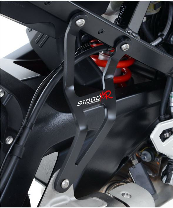 R&G Racing Exhaust Hanger Kit w/ Left Hand Footrest Blanking Plate for BMW S1000XR '15-'16