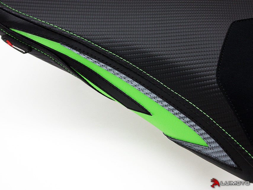 LUIMOTO (Sport) Rider Seat Covers for the KAWASAKI ZX-6R 636 (13-18)