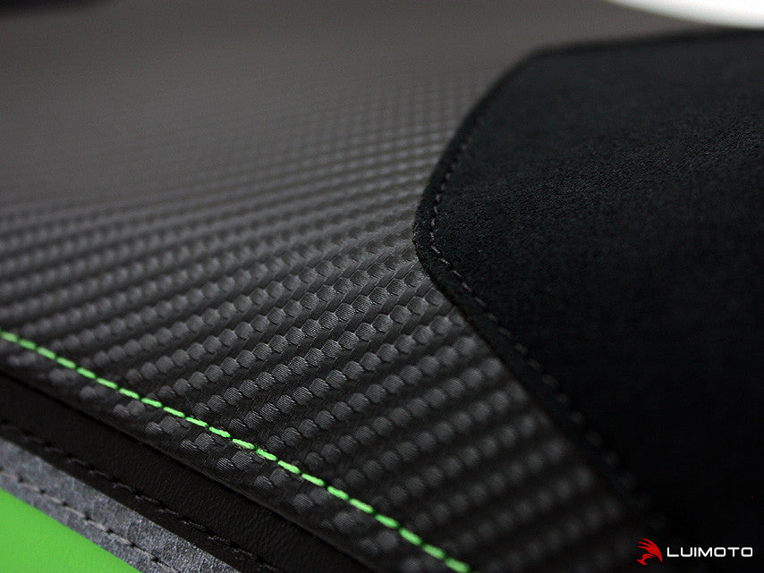 LUIMOTO (Sport) Rider Seat Covers for the KAWASAKI ZX-6R 636 (13-18)