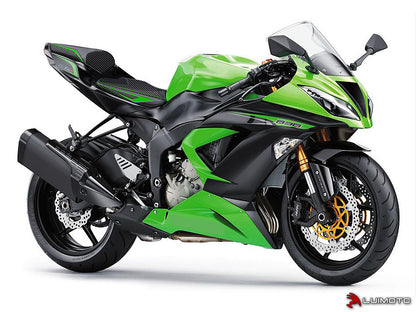 LUIMOTO (Sport) Rider Seat Covers for the KAWASAKI ZX-6R 636 (13-18)