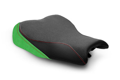 LUIMOTO Baseline Rider Seat Cover for the KAWASAKI Ninja ZX-25R (2020+) and ZX4RR (2023+)