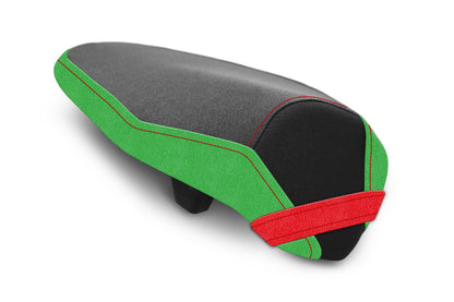 LUIMOTO Baseline Passenger Seat Cover for the KAWASAKI Ninja ZX-25R (2020+) and ZX4RR (2023+)