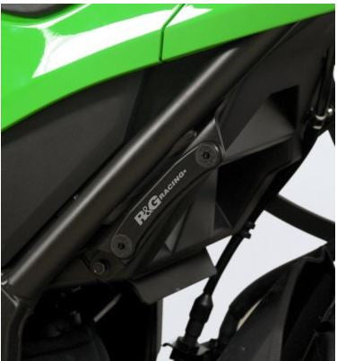 R&G Racing Exhaust Hanger Kit with Footrest Blanking Plate for Kawasaki Ninja 300 '13-'15