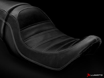 LUIMOTO (Modern) Rider Seat Cover for the HARLEY DAVIDSON VRSC V-ROD NIGHT ROD (03-08)