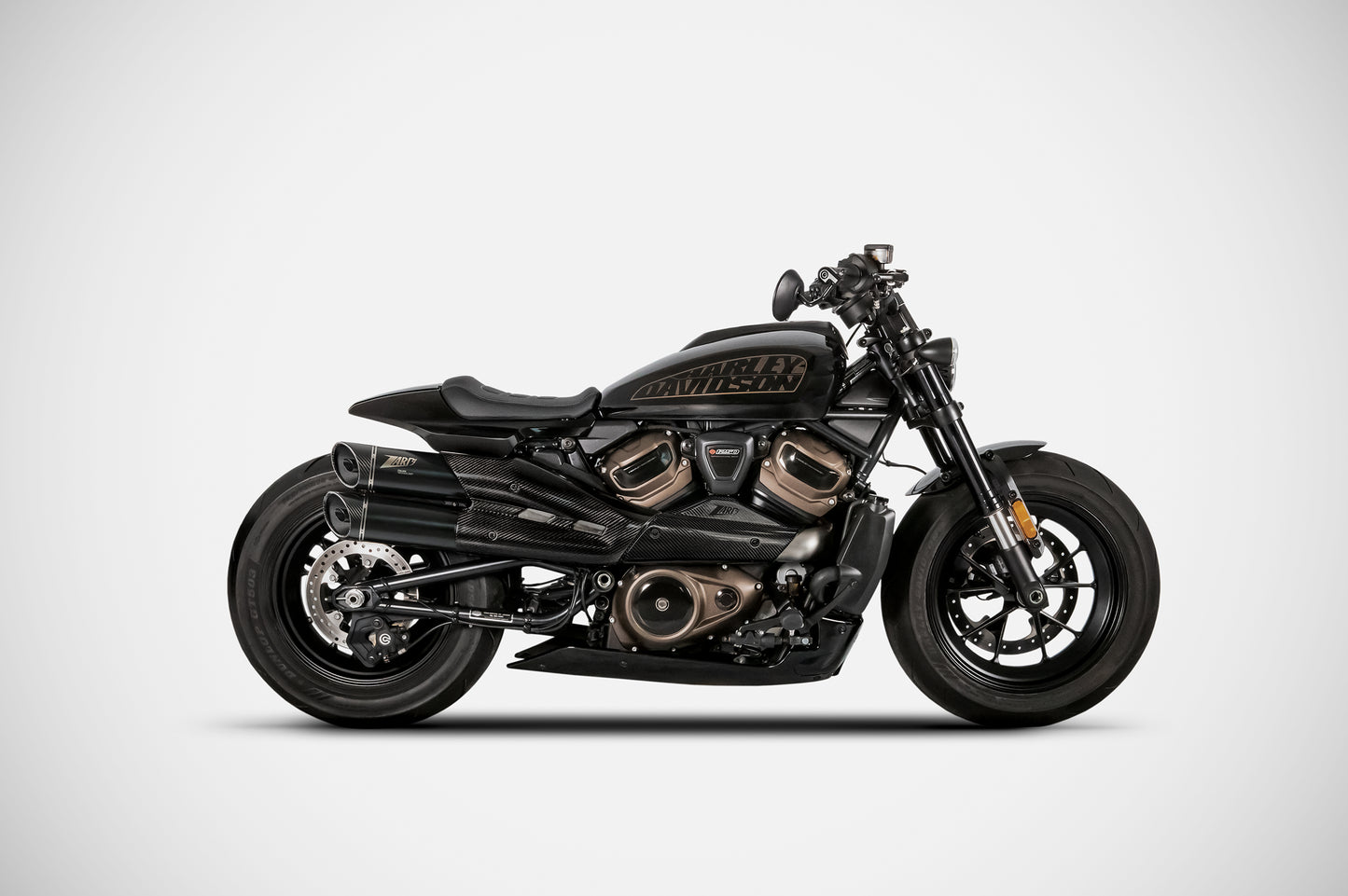 Zard GT exhaust for Harley Davidson Sportster S 1250