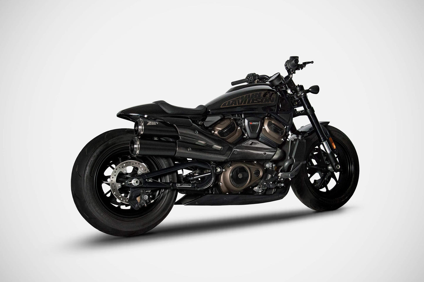 Zard Top Gun exhaust for Harley Davidson Sportster S 1250