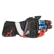 Alpinestars Honda GP Plus R V2 Gloves - Black/Bright Red/Blue