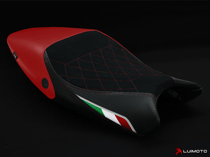 LUIMOTO (Diamond Edition) Rider Seat Cover for the DUCATI MONSTER 1100 / 796 / 795 / 696