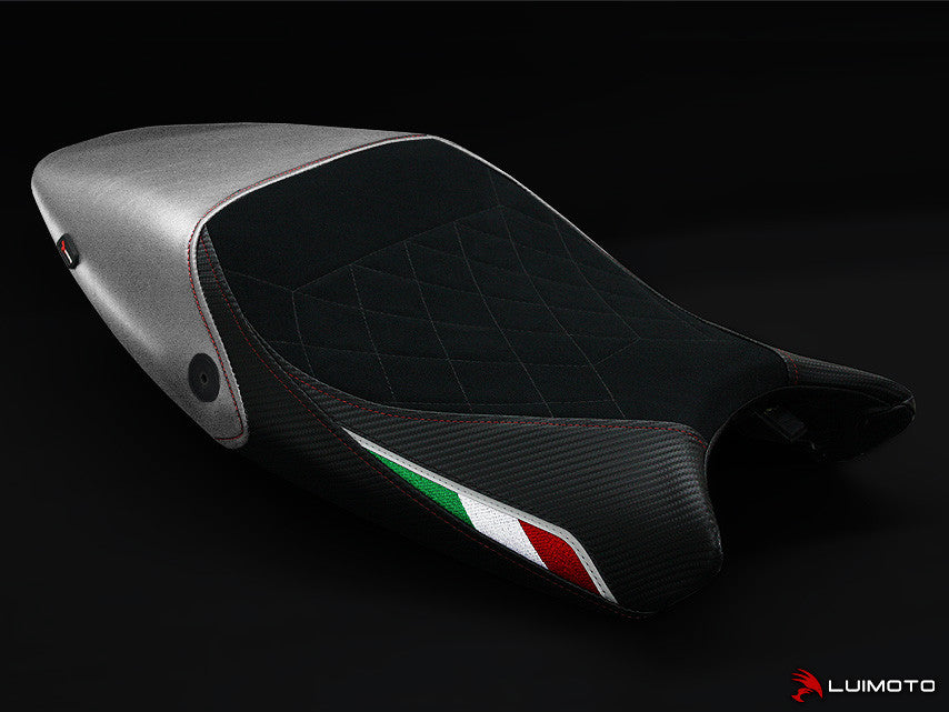 LUIMOTO (Diamond Edition) Rider Seat Cover for the DUCATI MONSTER 1100 / 796 / 795 / 696