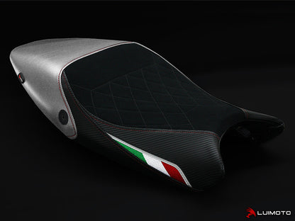 LUIMOTO (Diamond Edition) Rider Seat Cover for the DUCATI MONSTER 1100 / 796 / 795 / 696