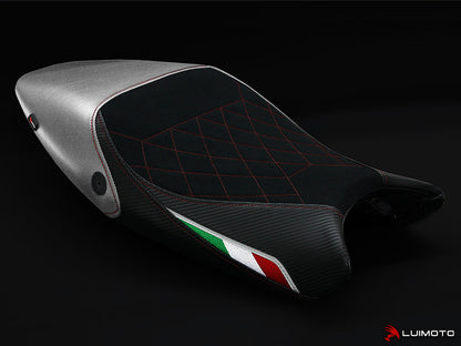 LUIMOTO (Diamond Edition) Rider Seat Cover for the DUCATI MONSTER 1100 / 796 / 795 / 696