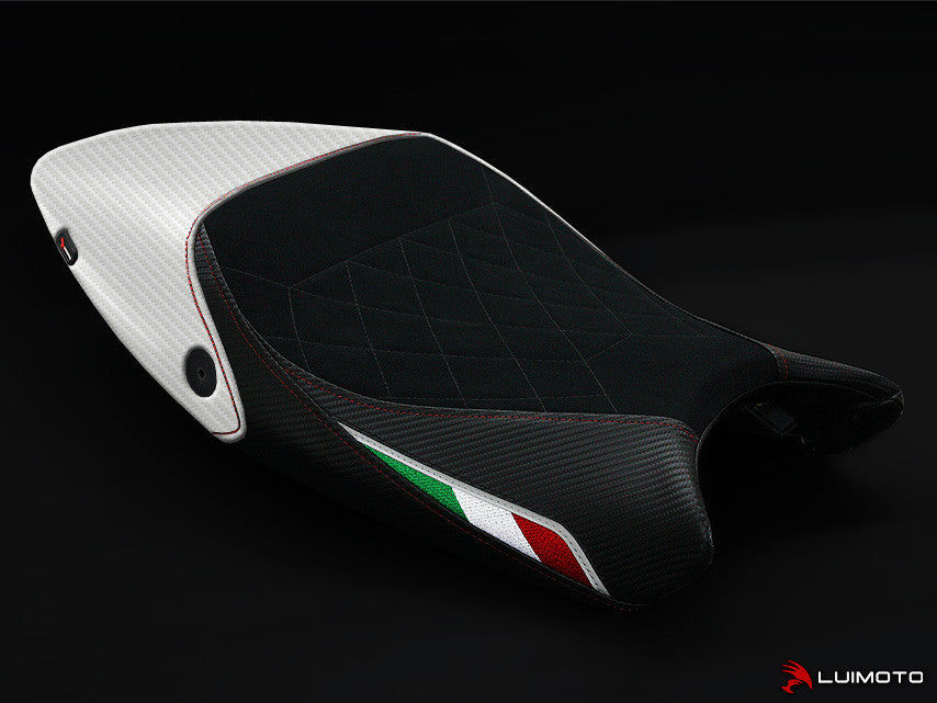 LUIMOTO (Diamond Edition) Rider Seat Cover for the DUCATI MONSTER 1100 / 796 / 795 / 696