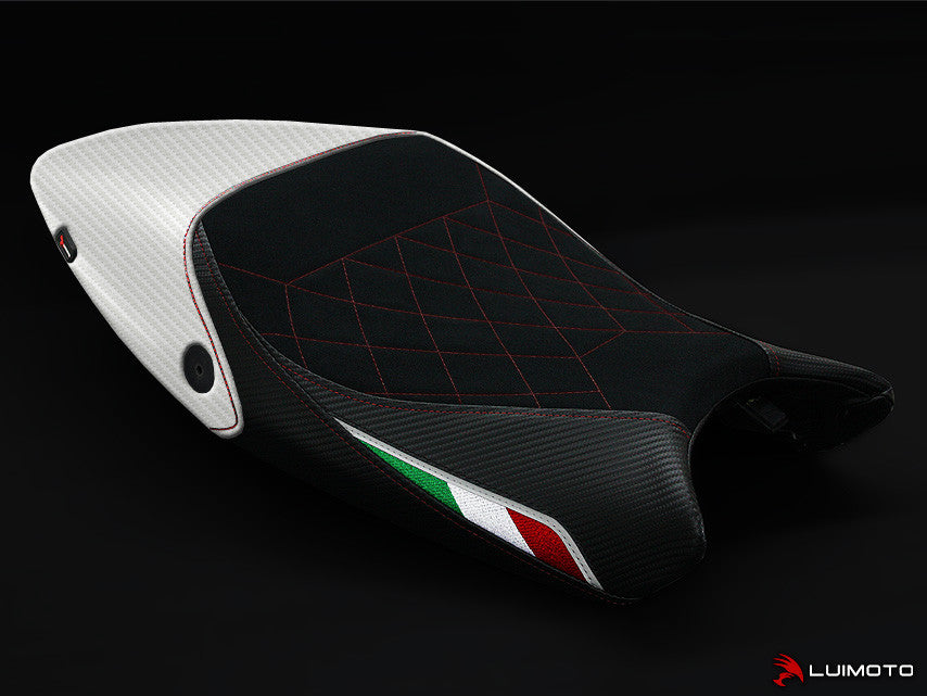 LUIMOTO (Diamond Edition) Rider Seat Cover for the DUCATI MONSTER 1100 / 796 / 795 / 696