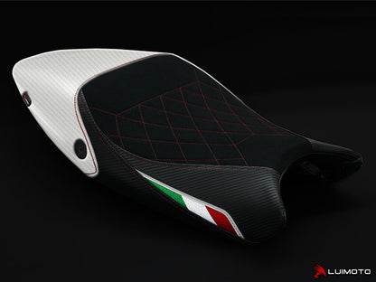 LUIMOTO (Diamond Edition) Rider Seat Cover for the DUCATI MONSTER 1100 / 796 / 795 / 696