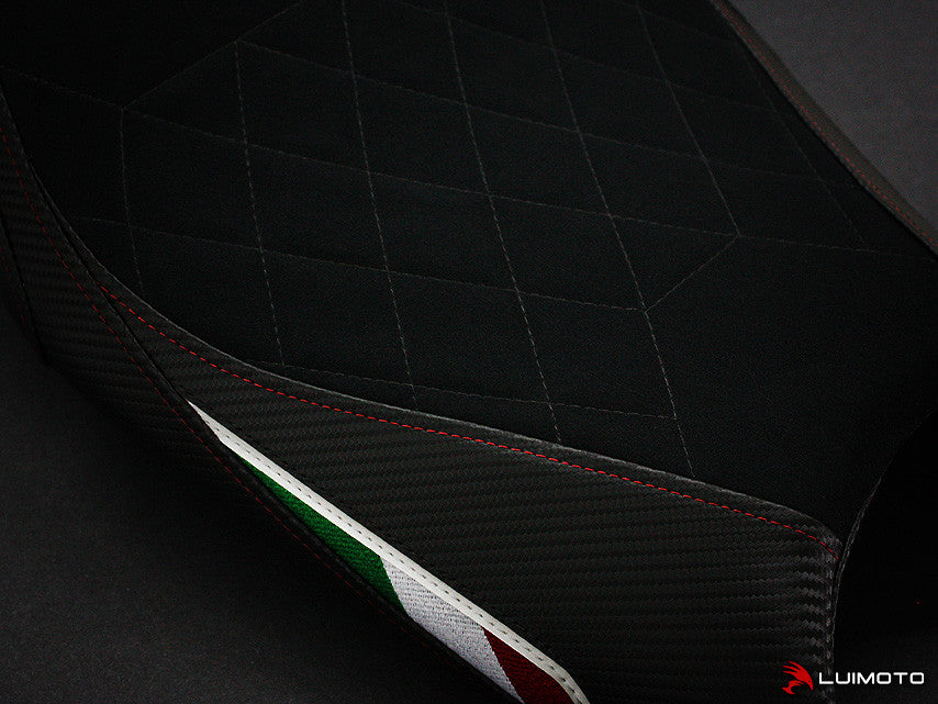 LUIMOTO (Diamond Edition) Rider Seat Cover for the DUCATI MONSTER 1100 / 796 / 795 / 696