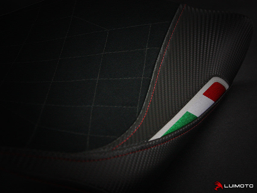 LUIMOTO Team Italia Rider Seat Cover for the DUCATI MONSTER 1100 / 796 / 795 / 696