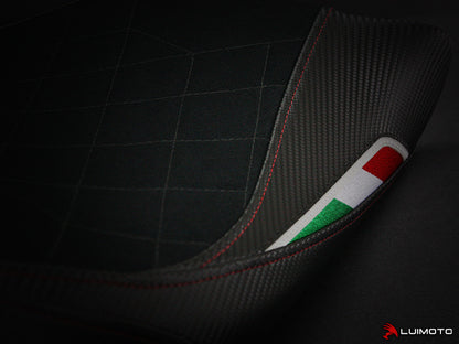 LUIMOTO (Diamond Edition) Rider Seat Cover for the DUCATI MONSTER 1100 / 796 / 795 / 696