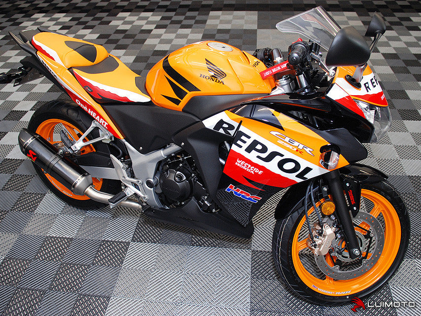 LUIMOTO (Limited Edition) Passenger Seat Cover for the HONDA CBR150R / CBR250R (10-14)