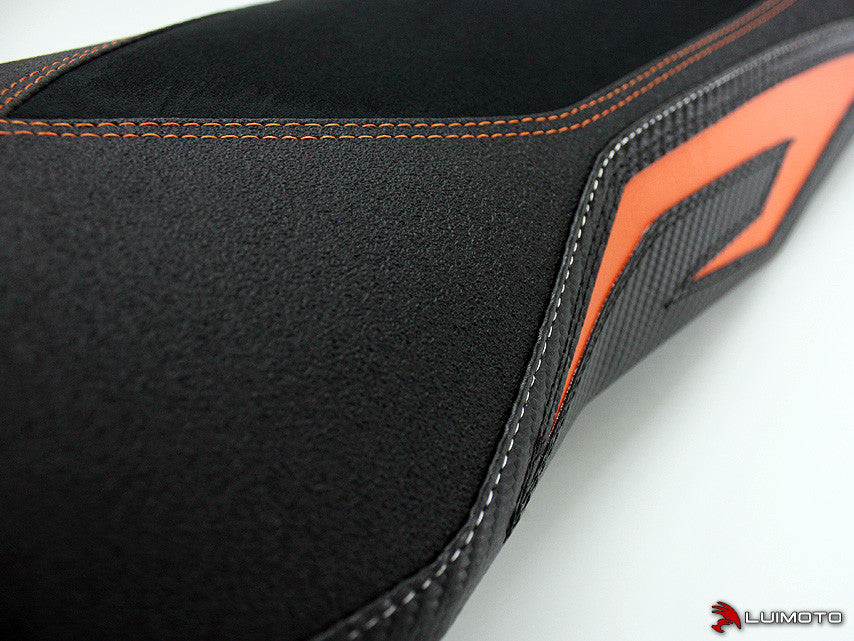 LUIMOTO (R) Rider Seat Covers for the KTM 690 Enduro / R / SMC / SMC-R (08-18)