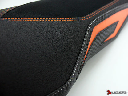 LUIMOTO (R) Rider Seat Covers for the KTM 690 Enduro / R / SMC / SMC-R (08-18)