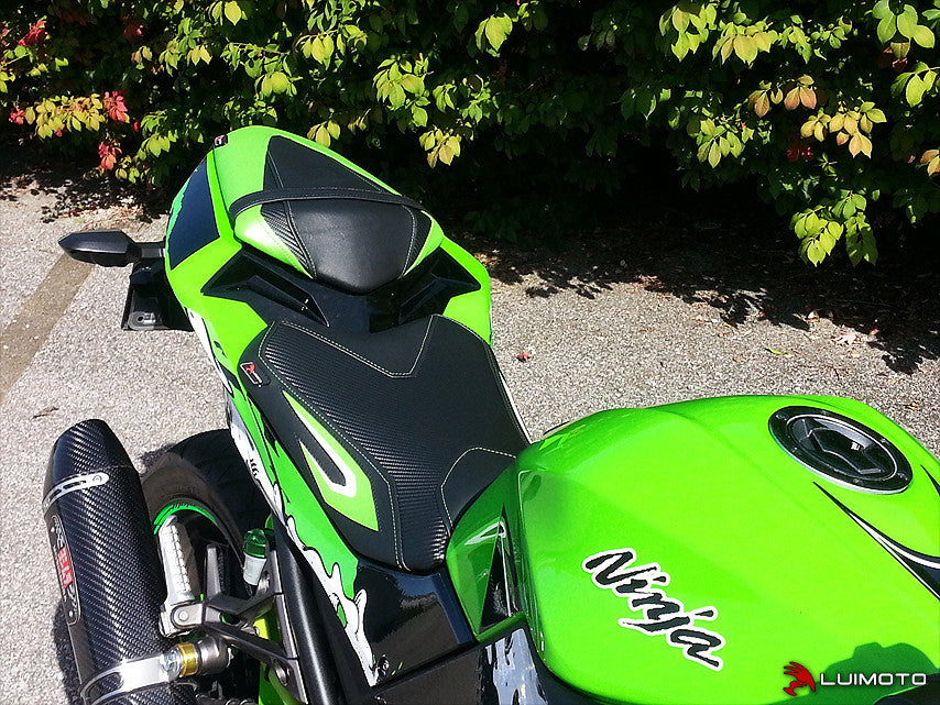 LUIMOTO (Sport) Rider Seat Covers for the KAWASAKI Ninja 300 (13-17)