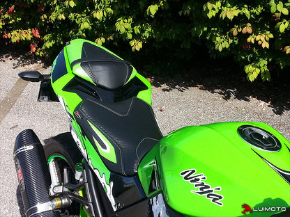 LUIMOTO (Sport) Rider Seat Covers for the KAWASAKI Ninja 300 (13-17)