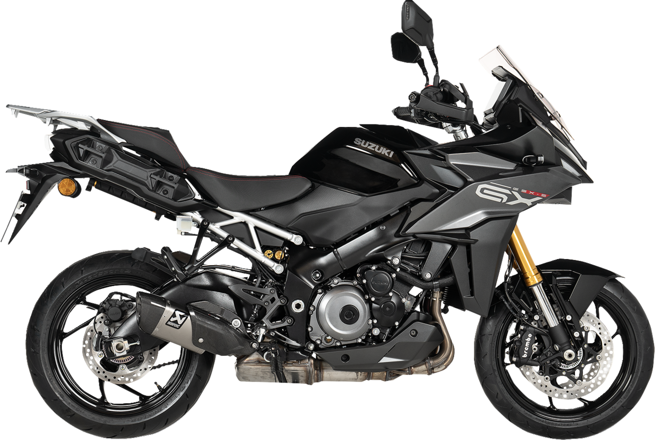 AKRAPOVIC Heat Shield - Carbon Fiber - with Center Stand P-HSS10SO4